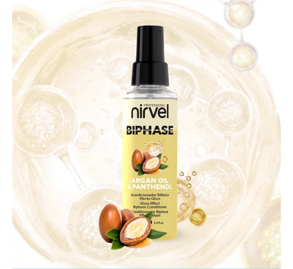  Nirvel Professional Biphase Argan Oil and Panthenol Двуфазен балсам с арган и пантенол 100ml
